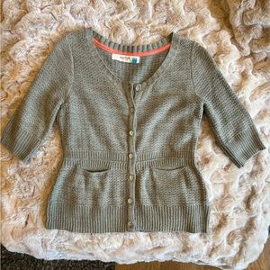 Anthropologie Sparrow 1/2 sleeve sweater